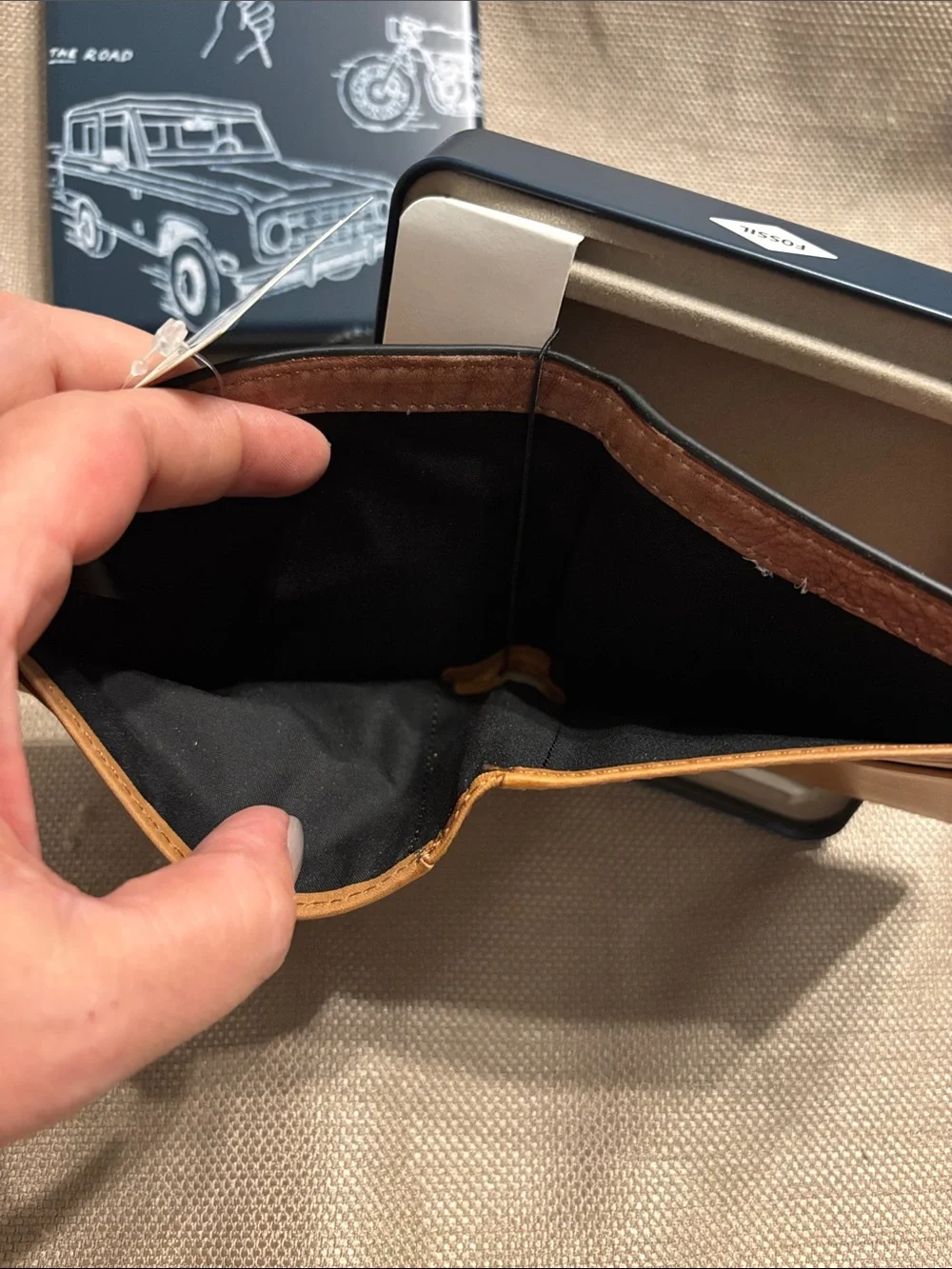 Fossil Leather Bifold Wallet